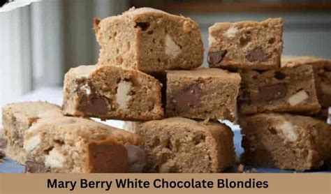 mary berry recipe for blondies.